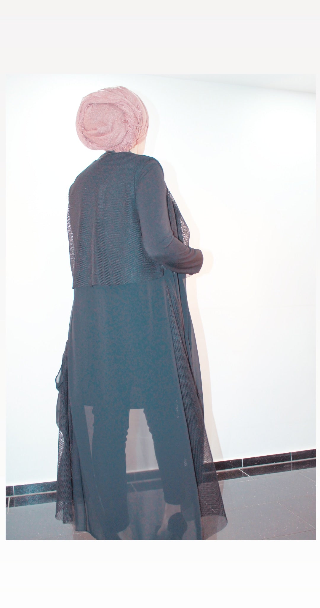 Tül File Kimono